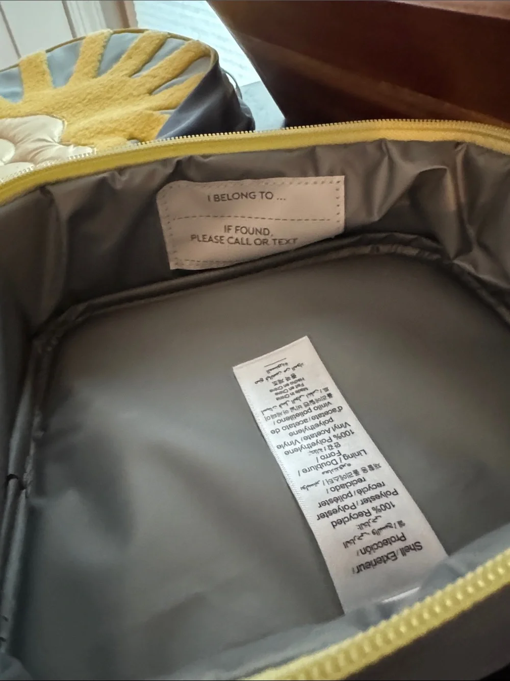 Kids Sun & Cloud Backpack and Lunch Bag Set - Blue & Yellow- pottery barn kids